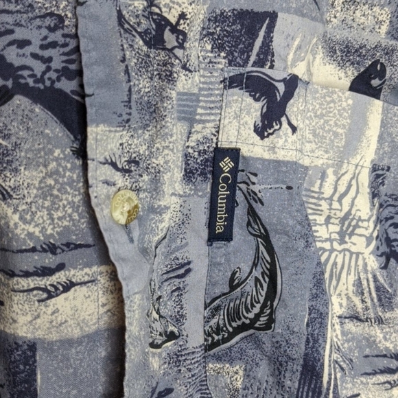 Columbia deep sea fishing button up shirt - Picture 6 of 11